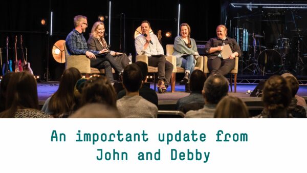 An important update from John and Debby Artwork image