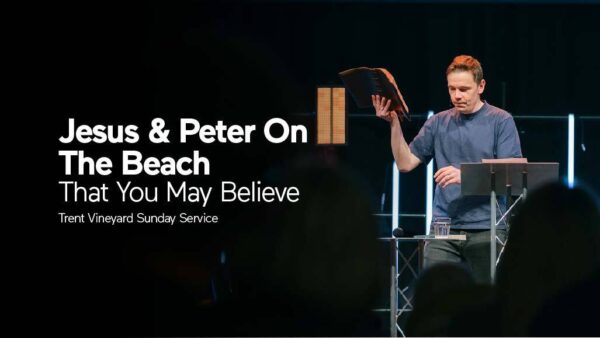 That You May Believe Part Fourteen: Jesus and Peter on the Beach Artwork image