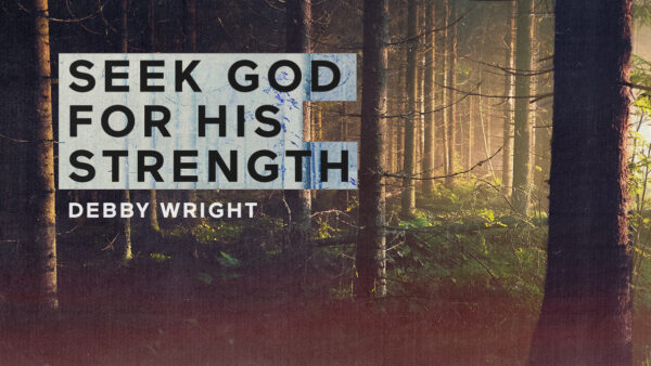 Seek God for His strength Artwork image